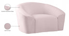 Riley Pink Velvet Chair - 610Pink-C - Vega Furniture