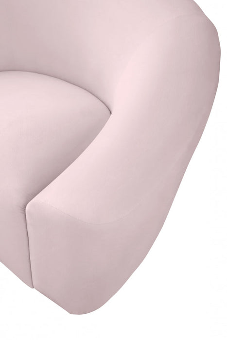 Riley Pink Velvet Loveseat - 610Pink-L - Vega Furniture