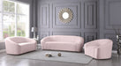 Riley Pink Velvet Loveseat - 610Pink-L - Vega Furniture