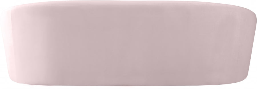 Riley Pink Velvet Sofa - 610Pink-S - Vega Furniture