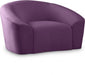 Riley Purple Velvet Chair - 610Purple-C - Vega Furniture