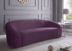 Riley Purple Velvet Sofa - 610Purple-S - Vega Furniture