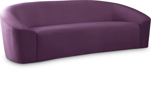 Riley Purple Velvet Sofa - 610Purple-S - Vega Furniture