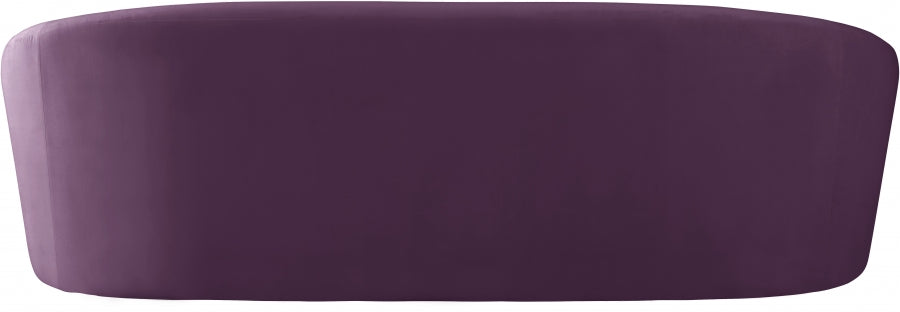 Riley Purple Velvet Sofa - 610Purple-S - Vega Furniture