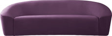 Riley Purple Velvet Sofa - 610Purple-S - Vega Furniture