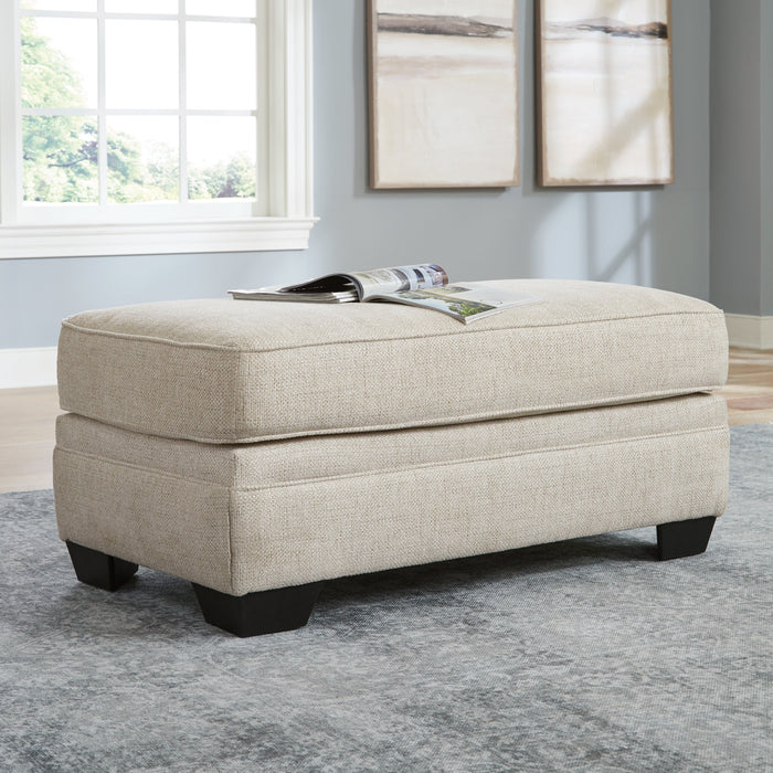 Rilynn Linen Ottoman - 3480914 - Vega Furniture