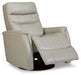 Riptyme Dove Gray Swivel Glider Recliner - 4640461 - Vega Furniture