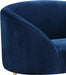 Ritz Blue Velvet Chair - 659Navy-C - Vega Furniture