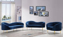 Ritz Blue Velvet Chair - 659Navy-C - Vega Furniture