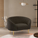 Ritz Boucle Fabric Living Room Chair Brown - 477Brown-C - Vega Furniture
