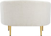 Ritz Boucle Fabric Living Room Chair Cream - 477Cream-C - Vega Furniture