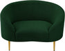 Ritz Boucle Fabric Living Room Chair Green - 477Green-C - Vega Furniture