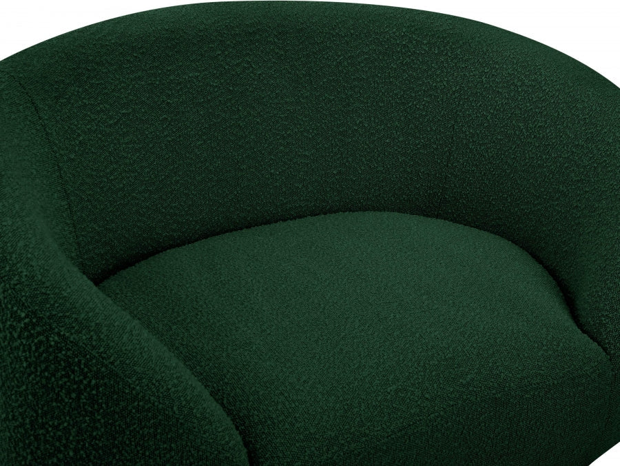 Ritz Boucle Fabric Living Room Chair Green - 477Green-C - Vega Furniture