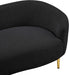 Ritz Boucle Fabric Loveseat Black - 477Black-L - Vega Furniture