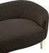 Ritz Boucle Fabric Loveseat Brown - 477Brown-L - Vega Furniture