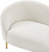 Ritz Boucle Fabric Loveseat Cream - 477Cream-L - Vega Furniture