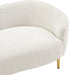 Ritz Boucle Fabric Loveseat Cream - 477Cream-L - Vega Furniture