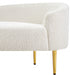 Ritz Boucle Fabric Loveseat Cream - 477Cream-L - Vega Furniture