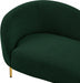 Ritz Boucle Fabric Loveseat Green - 477Green-L - Vega Furniture