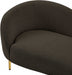 Ritz Boucle Fabric Sofa Brown - 477Brown-S - Vega Furniture