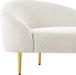 Ritz Boucle Fabric Sofa Cream - 477Cream-S - Vega Furniture