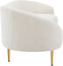 Ritz Boucle Fabric Sofa Cream - 477Cream-S - Vega Furniture