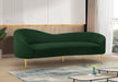 Ritz Boucle Fabric Sofa Green - 477Green-S - Vega Furniture