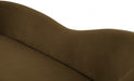 Ritz Brown Velvet Sofa - 659Brown-S - Vega Furniture