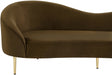 Ritz Brown Velvet Sofa - 659Brown-S - Vega Furniture