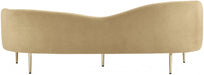 Ritz Camel Velvet Sofa - 659Camel-S - Vega Furniture