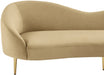 Ritz Camel Velvet Sofa - 659Camel-S - Vega Furniture