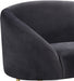 Ritz Grey Velvet Chair - 659Grey-C - Vega Furniture