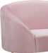 Ritz Pink Velvet Chair - 659Pink-C - Vega Furniture