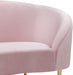 Ritz Pink Velvet Chair - 659Pink-C - Vega Furniture