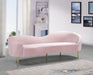 Ritz Pink Velvet Sofa - 659Pink-S - Vega Furniture