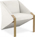 Rivet Cream Accent Chair - 593Cream - Vega Furniture