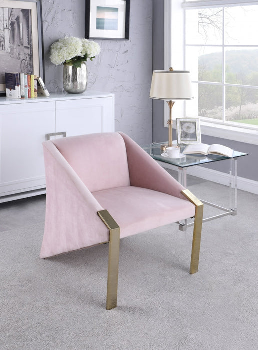 Rivet Pink Accent Chair - 593Pink - Vega Furniture