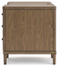 Roanhowe Brown 68" Home Office Desk - H769-21 - Vega Furniture