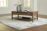 Roanhowe Brown Coffee Table - T769-1 - Vega Furniture