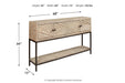 Roanley Distressed White Sofa/Console Table - A4000262 - Vega Furniture