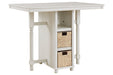 Robbinsdale Antique White 5-Piece Counter Height Set - D623-223 - Vega Furniture