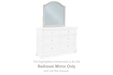 Robbinsdale Antique White Bedroom Mirror (Mirror Only) - B742-26 - Vega Furniture