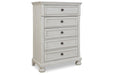 Robbinsdale Antique White Chest of Drawers - B742-45 - Vega Furniture