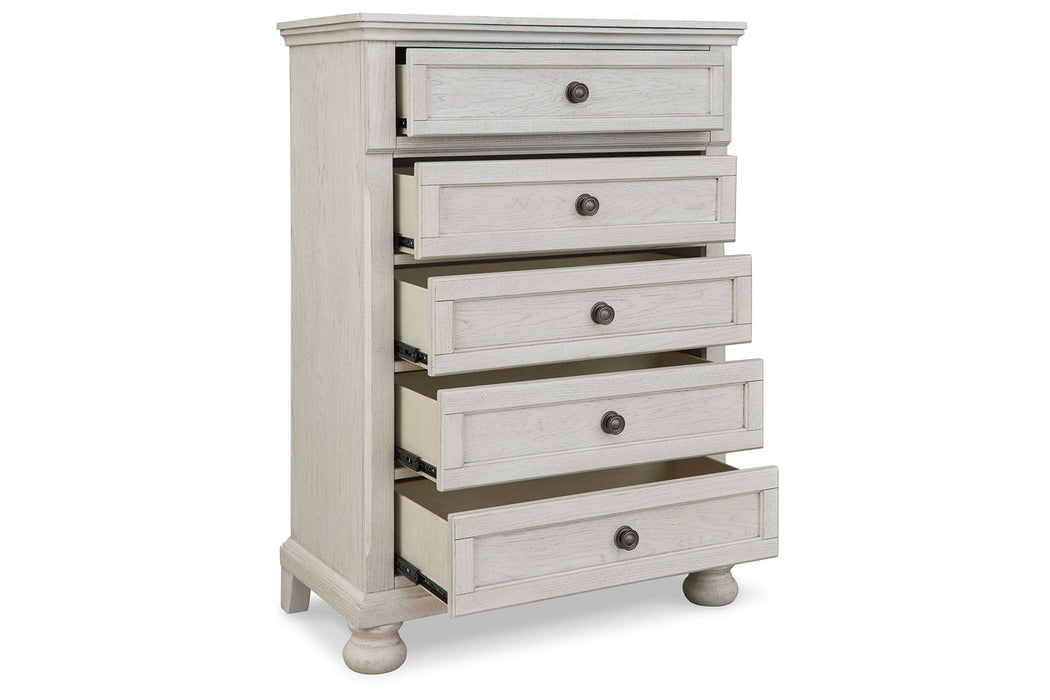 Robbinsdale Antique White Chest of Drawers - B742-45 - Vega Furniture