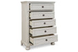 Robbinsdale Antique White Chest of Drawers - B742-45 - Vega Furniture