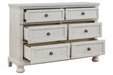 Robbinsdale Antique White Dresser - B742-21 - Vega Furniture