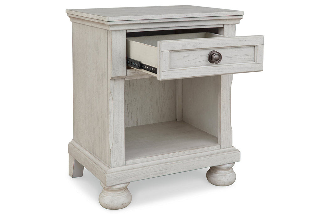 Robbinsdale Antique White Nightstand - B742-91 - Vega Furniture