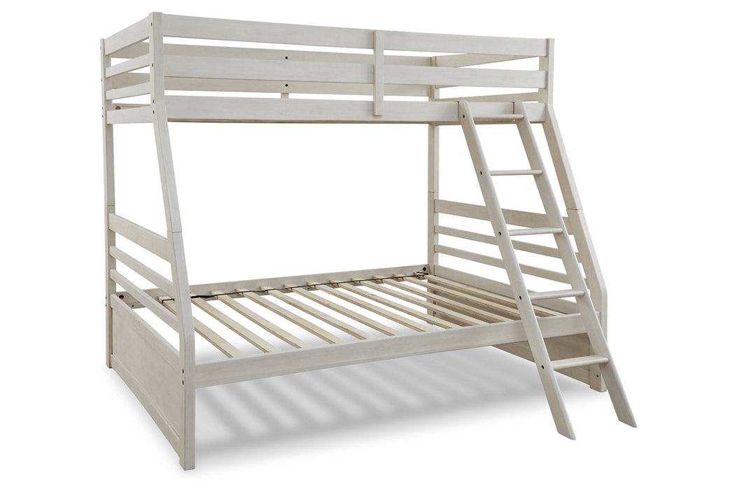 Robbinsdale Antique White Twin over Full Bunk Bed - SET | B742-58P | B742-58R - Vega Furniture