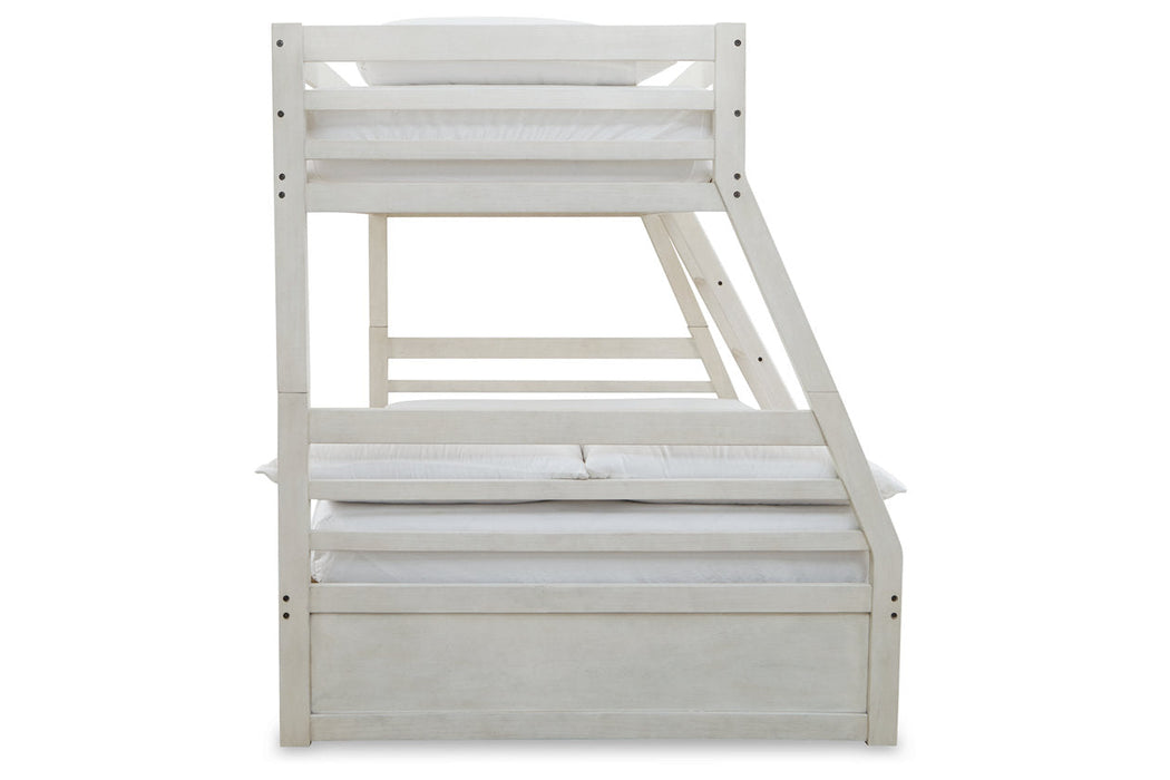 Robbinsdale Antique White Twin over Full Bunk Bed - SET | B742-58P | B742-58R - Vega Furniture