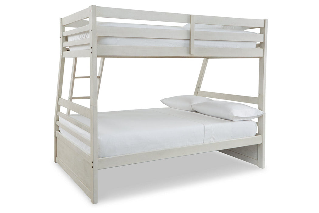 Robbinsdale Antique White Twin over Full Bunk Bed - SET | B742-58P | B742-58R - Vega Furniture